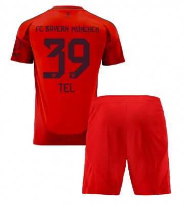 Bayern Munich Mathys Tel #39 Primera Equipación Niños 2024-25 Manga Corta (+ Pantalones cortos)